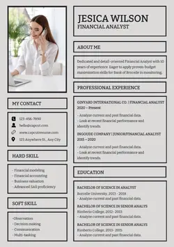 Analyst Busines Resume