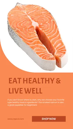 Food & Bevereage Salmon For Sale Instagram Story