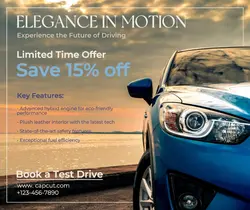 car promotion facebook post