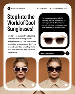 Fashion Sunglasses Product Instagram Portrait