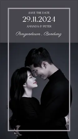 Non-Marketing Invitation Monokrom Minimalist 