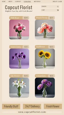 Household Flower Decor Price List Instagram Story