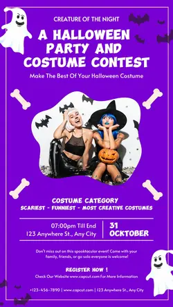 Halloween Contest Instagram Story