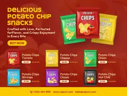 Food & Beverage Delicious Potato Chip Snacks