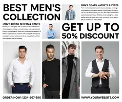 Fashion Industry Best Men's Collection Promotion