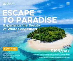 Travel Island Promotion Facebook Post