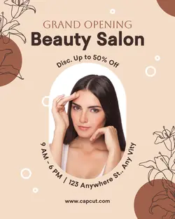 Beauty Salon Opening Instagram Post