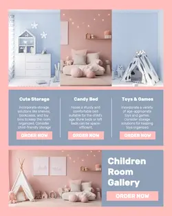 Household Children Room Gallery Display
