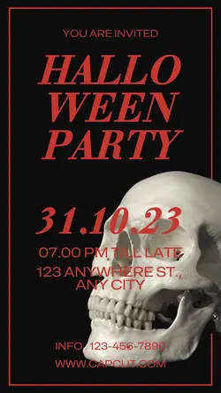 Halloween Party invitation card