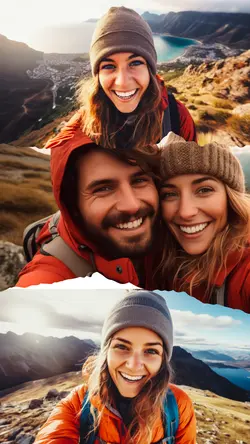 Non-marketing Photo Collage Couple