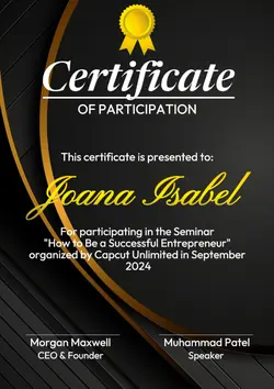 non marketing certificate