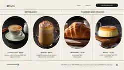 Cafe Menu List Twitter Post