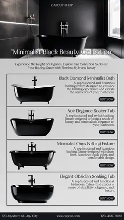 Household Elegant Bathtub Sale Instagram Story