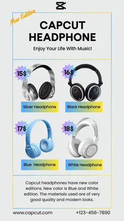 Electronic & Headphone Instagram Story
