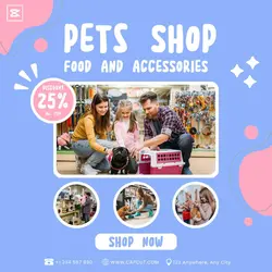 Pets Shop Promotion Instagram Post