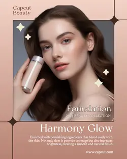 Beauty Foundation Effect Display IG Portrait