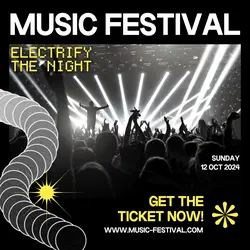 Hype Music Festival Instagram Post