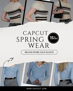 Clothing & Shoes Spring wear Event promotion