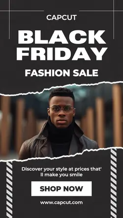 Black Friday Fashion Promotion for Instagram Story