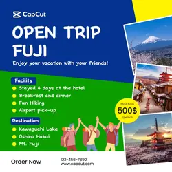 Open Trip Flyer