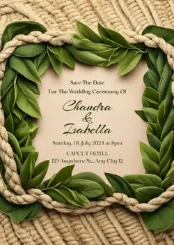 Non-marketing Wedding  Party Invitation