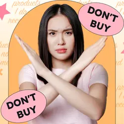 Products I don't recommend Youtube Thumbnail 1:1