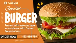 Special Burger Display Facebook Cover