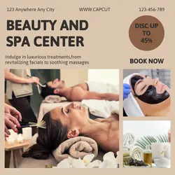 Personal Care Beauty and SPA Center Promotion instagram post