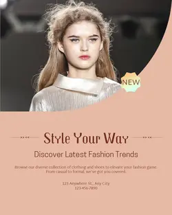 Clothing & Shoes Menu