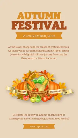 Autumn Festival Instagram Story