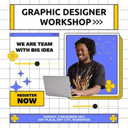 Retro Modern Style Workshop Instagram Post