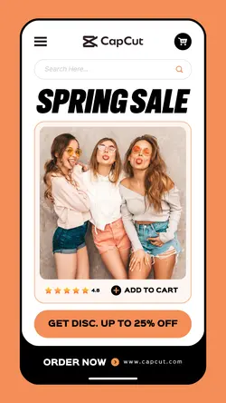 2024 Spring Fashion Sale Promotion Instagram Story