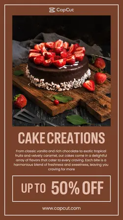 Cake Creations Promotion Instagram Story
