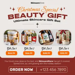 Christmas Day Special Skincare Gift Instagram Post