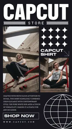 fashion streetwear style black white