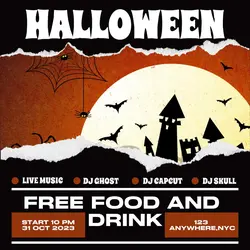 Halloween Party Instagram Story