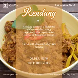 INDONESIAN FOOD DISPLAY PROMOTION INSTAGRAM POST