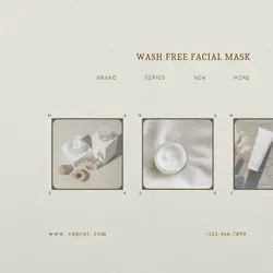 Beauty & Personal care Mask Display Modern