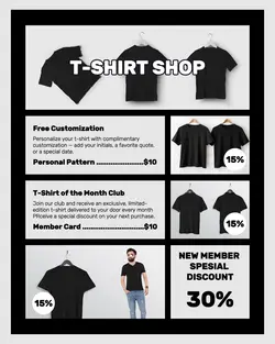 Fashion T-Shirt Display