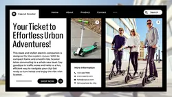 Electronics Scooter Product Display Twitter Post