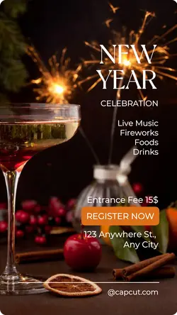 New Year Celebration IG Template
