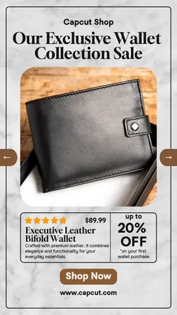 Fashion Industry Men's Wallet Promotion Tiktok