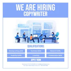 Copywriter Job Vacancy for Instagram Post