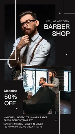 Personal Care Barber Shop Promotion