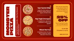 Monster Pizza Promotion