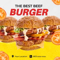 Beeff Burger Template