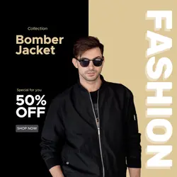 Fashion Selling Minimalist Instagram Post Men's Jackets