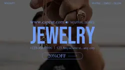 Jewelry rings Neutral Series Showcase movibe
