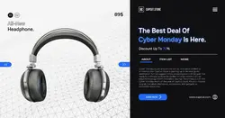 Cyber Monday Electronic Discount Facebook Ad