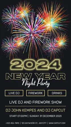 2024 New Year Party Promotion